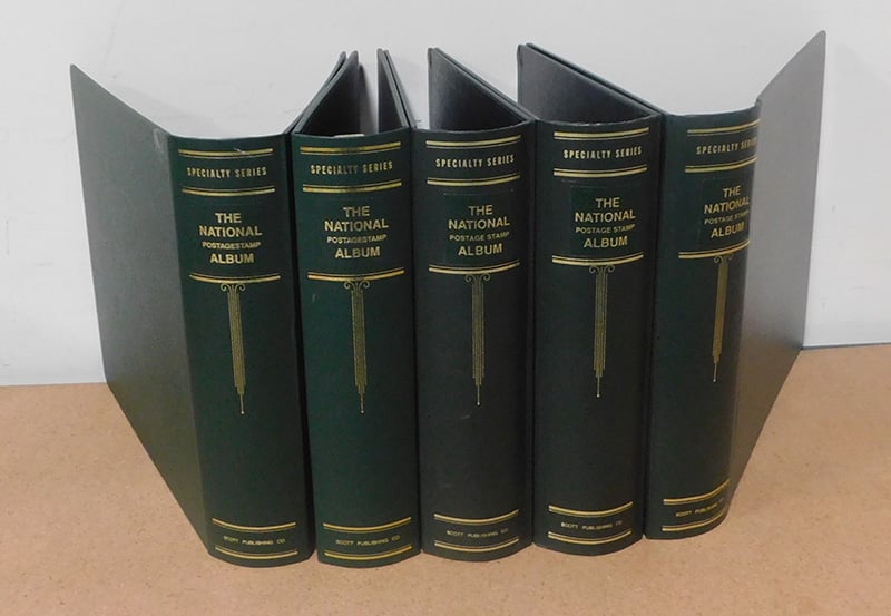 Scott 3-Ring Binder w/National Album Label - USED