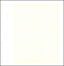 Schaubek Blank Quad Pages (50-Pack)