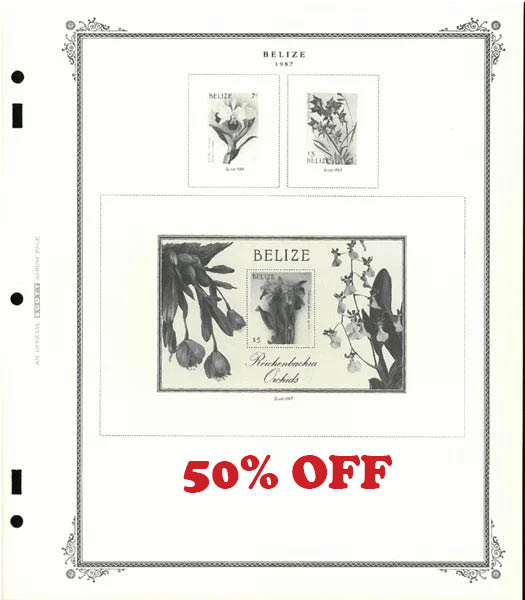 Scott British Honduras and Belize to 2016 - PAGES ONLY