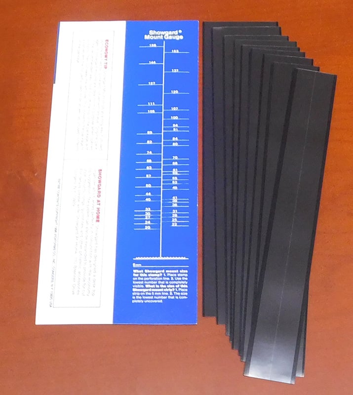 Showgard MasterPack 215mm Strip Set Black Mounts