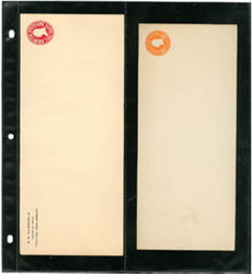 SuperSafe #10 Vertical Pocket Pages - Black