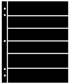 Supersafe Stock Sheet with 6 Rows