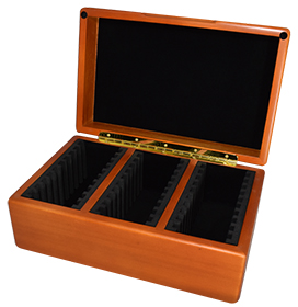 30 Slab Wooden Display Box 3-Row
