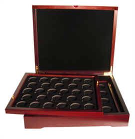 Guard House Two-Tray Capacity Wooden Coin Box (without trays)