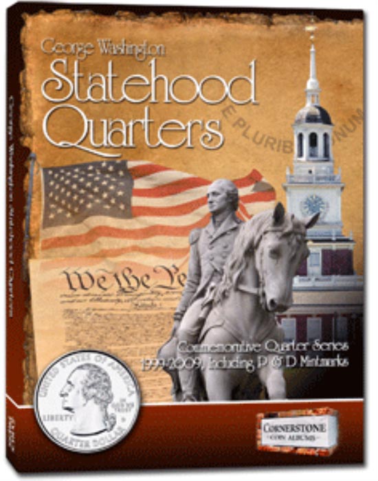 Cornerstone Statehood Quarter Album 1999-2009. P&D