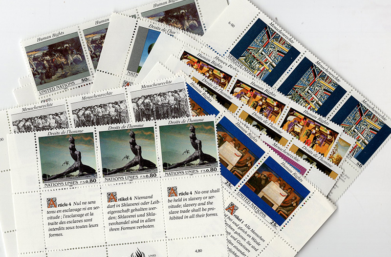 U.N. Human Rights Set-Triptychs Complete