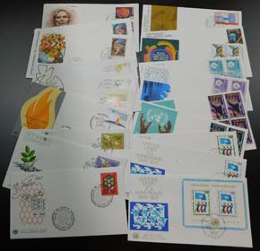 U.N. Geneva First Day Covers (20)