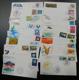 U.N. Geneva First Day Covers (20)