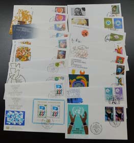 U.N. Geneva First Day Covers (20)