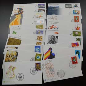 U.N. Geneva First Day Covers (20)