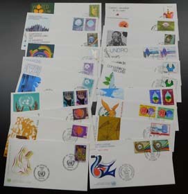 U.N. Geneva First Day Covers (20)
