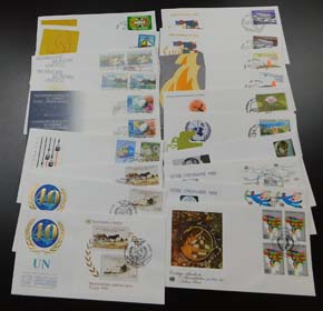 U.N. Geneva First Day Covers (20)