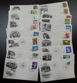 U.N. Geneva First Day Covers (20)