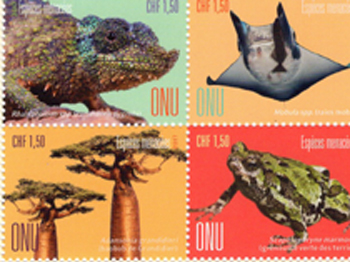 UN Geneva #635a Endangered Species Block MNH