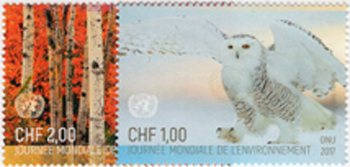 UN Geneva #636-37 World Environment Day MNH