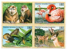 UN Geneva #321a  Endangered Species MNH