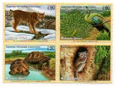 UN Geneva #370a  Endangered Species MNH