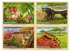 UN Geneva #389a  Endangered Species MNH