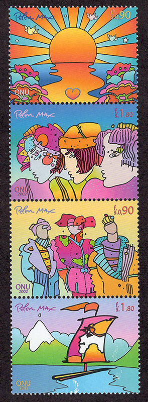 UN Geneva #399a Strip of 4