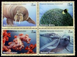 UN Geneva #483a  Endangered Species MNH