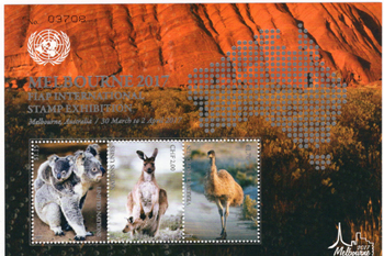 U.N. New York #1161 FIAP Souvenir Sheet