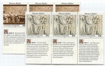 UN New York #582-83 Articles 7 & 8