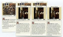 UN New York #616-617 Articles 19 & 20