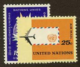 UN New York #C11-12 MNH