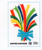 UN New York #U7 22c Mint Size 6