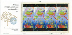 U.N. Geneva #544-45 Year of Forests Full Pane