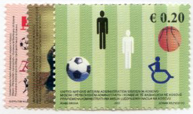 U.N. Kosovo #83-85 MNH