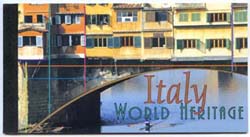 UN New York #834 World Heritage-Italy Booklet