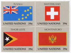 UN New York #924a MNH Center Block