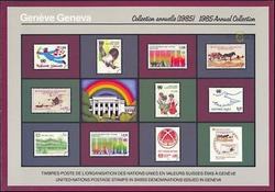 U.N. Geneva Folder 1985