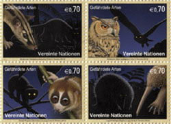 UN Vienna #537a  Endangered Species MNH