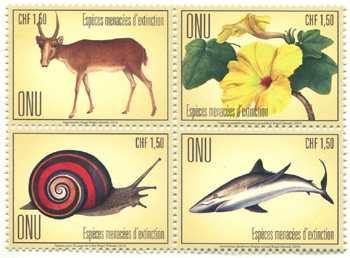 UN Geneva #649a Endangered Species