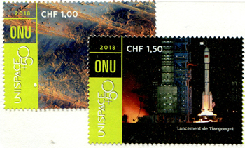 UN Geneva #653-54 UNISPACE Conference