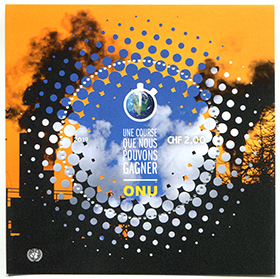 U.N. Geneva #675 Climate Change Souvenir Sheet