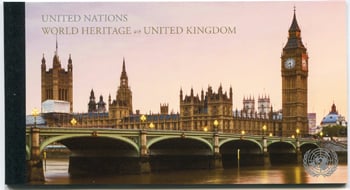 UN New York #1201 World Heritage-Great Britain Booklet