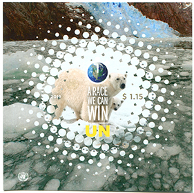 U.N. New York #1226 Climate Change Souvenir Sheet