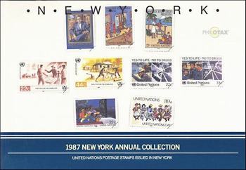 1987 U.N. New York Year Set