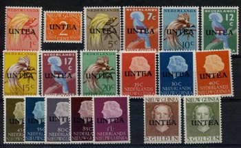 U.N. West New Guinea #1a-19a MNH