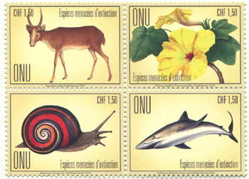 UN Vienna #619a Endangered Species