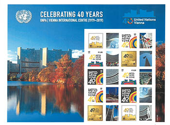 UN Vienna #639-48 Issue Celebrating 40 Years