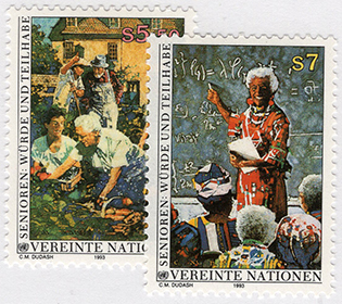 UN Vienna #141-42 MNH