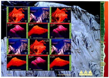 U.N. Vienna #314-17 Full Pane