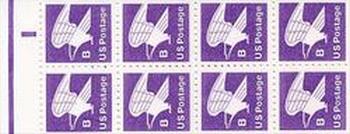 U.S. #1819a 'B' Series Booklet Pane of 8
