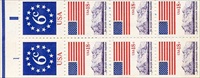 U.S. #1893a Mt Majesty with #1892 6c Anthems