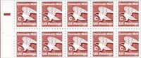 U.S. #1948a 'C' First Class Domestic Rate Booklet Pane of 10
