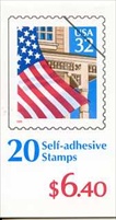 U.S.  #BK228 $6.40 Flag Over Porch - #2921a (2)